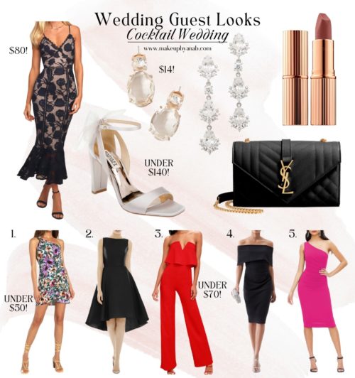 What to Wear: Cocktail Attire Wedding - Makeup by Ana B